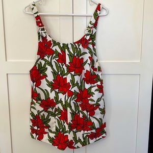 Forever 21 Floral Romper/Overalls